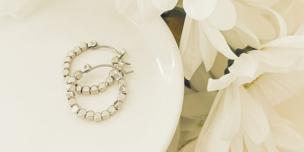 Beautiful Gold or Silver Glimmer Hoop Earrings