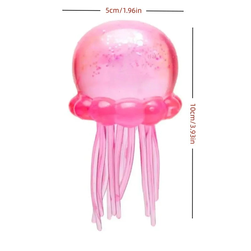 Confirmed Needoh Fuzz Ball Jellyfish Squishy Blind Box Series Various Colors Cute Jellyfish Modeling Stress Relief Relax Fun Toy