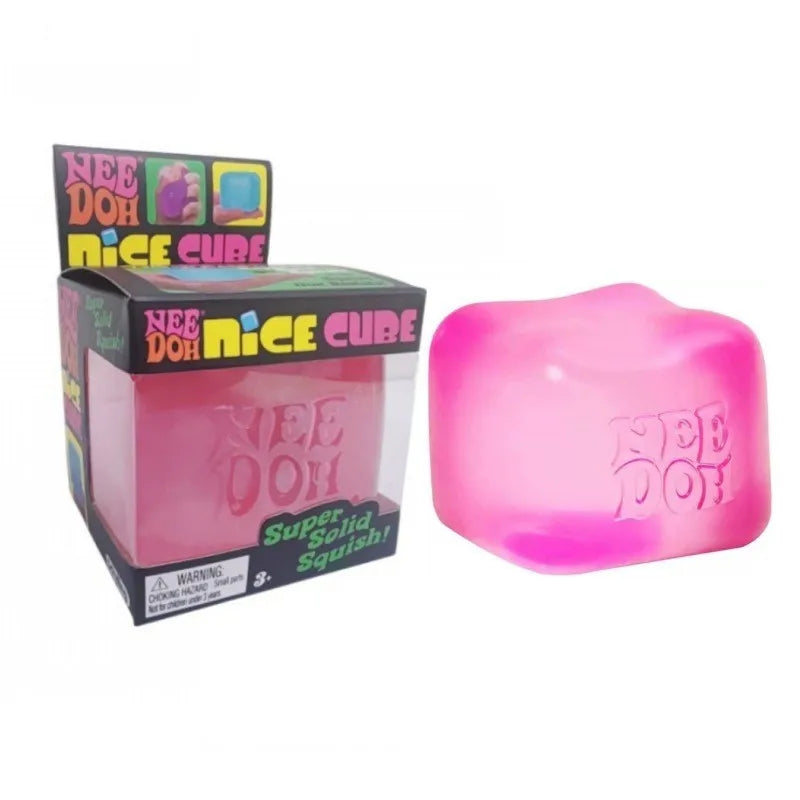 2026 The Latest Popular Schylling Needoh Nice Cube Super Solid Squish Press Sensory Pinch Toy Gift for Children
