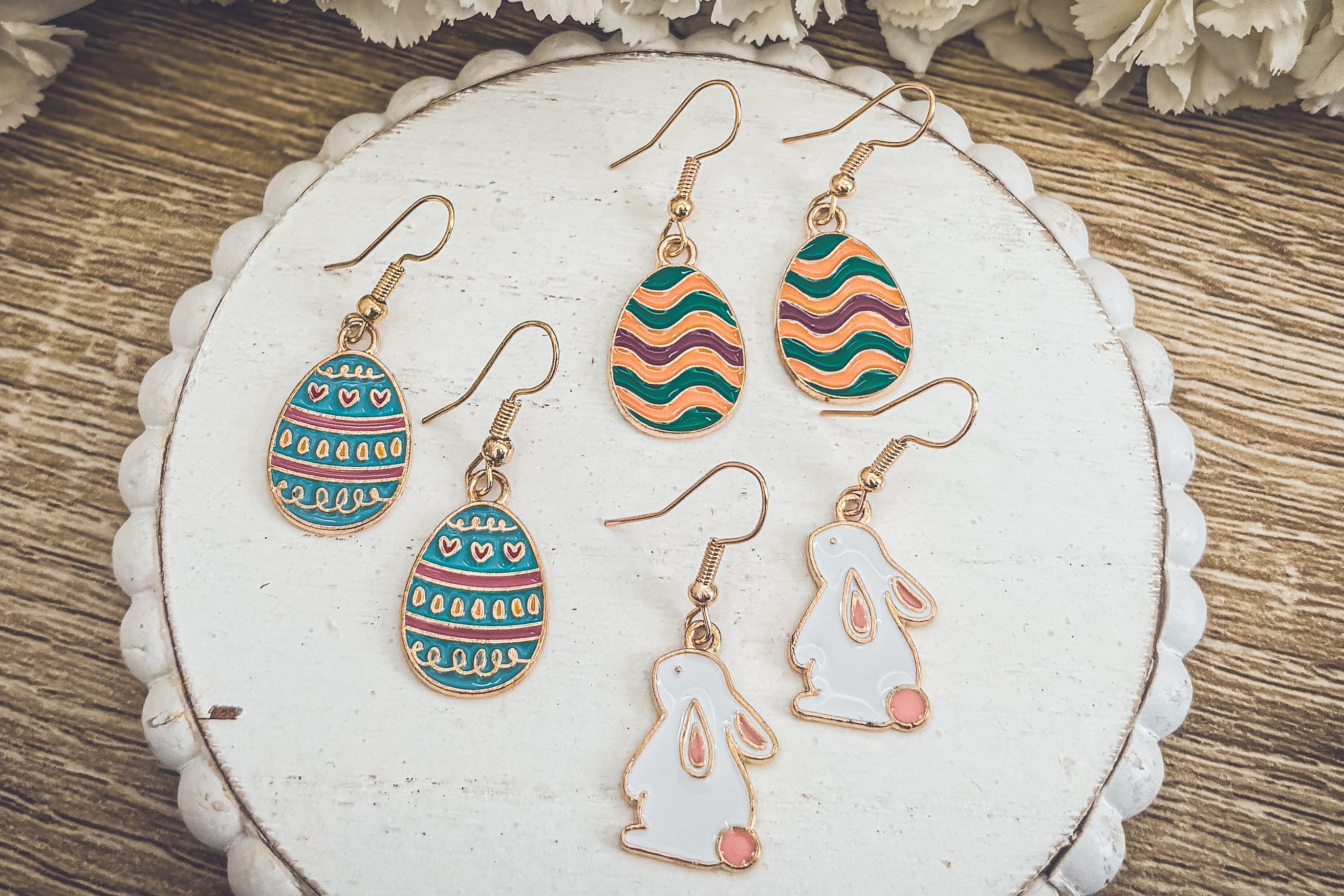 Adorable Easter Earring Set - Set of 3