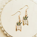Adorable Crazy Plant Lady Earrings