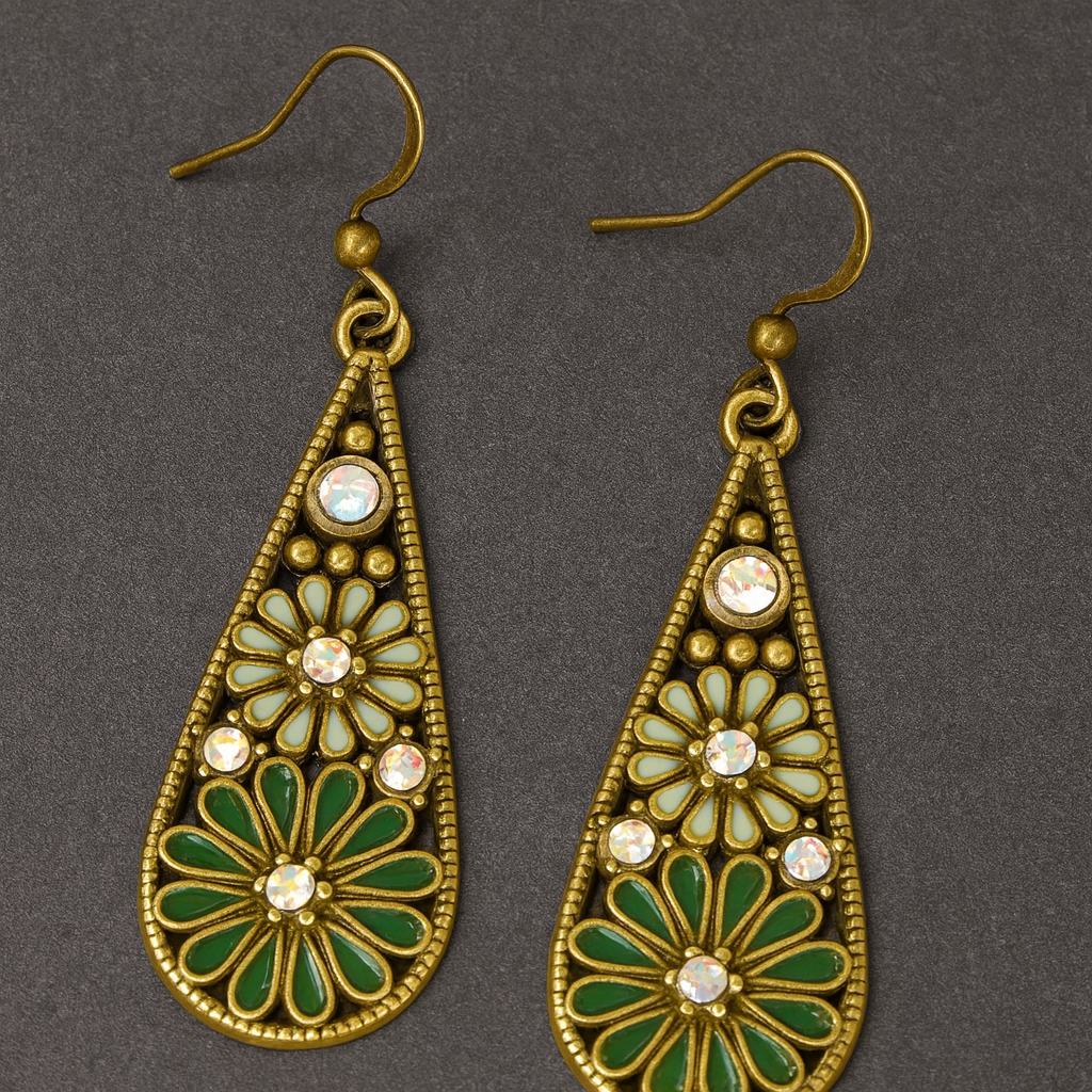Beautiful Colorful Drop Earrings - Several Colors