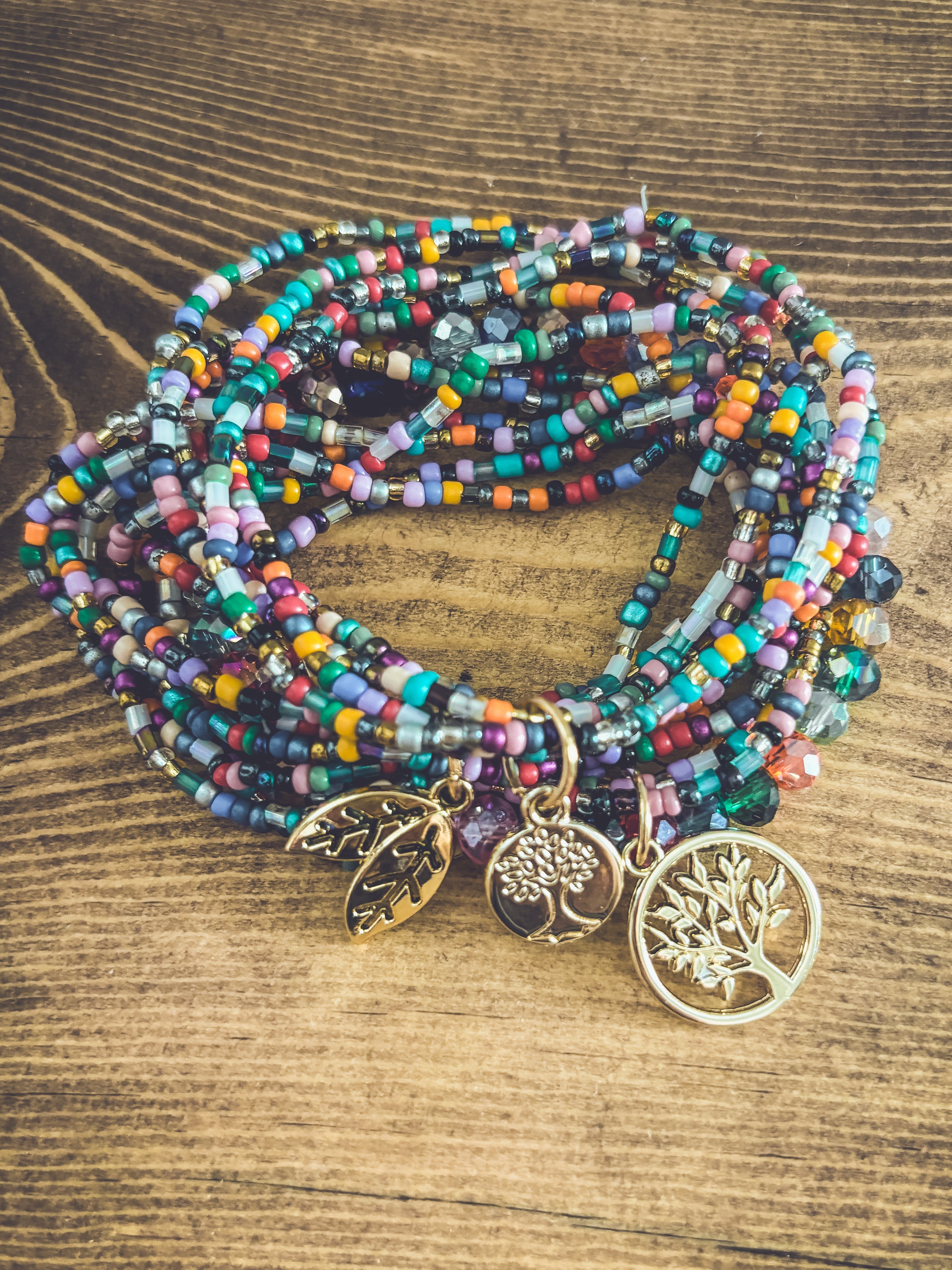 Beautiful Colorful Stacking Bracelet Set