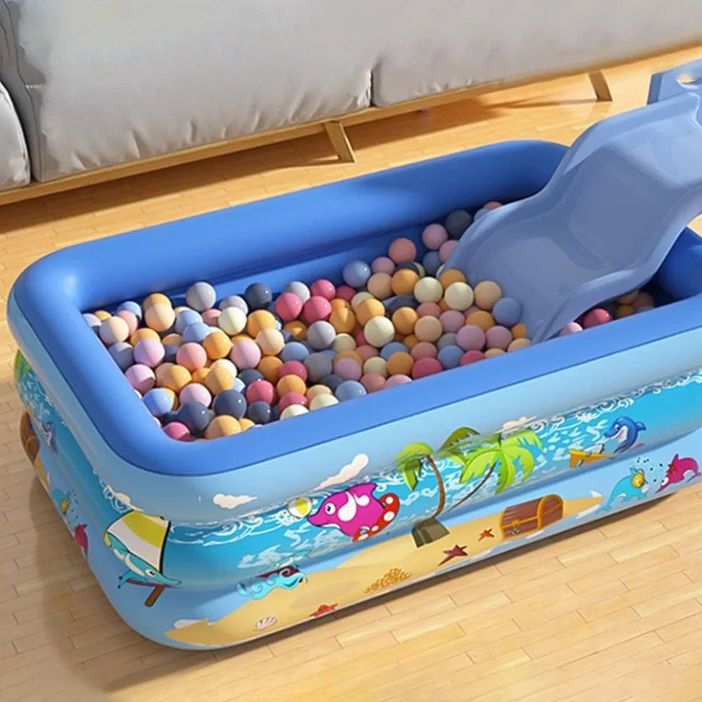 Inflatable Cartoon Baby Swimming Pool for Indoor & Outdoor Play